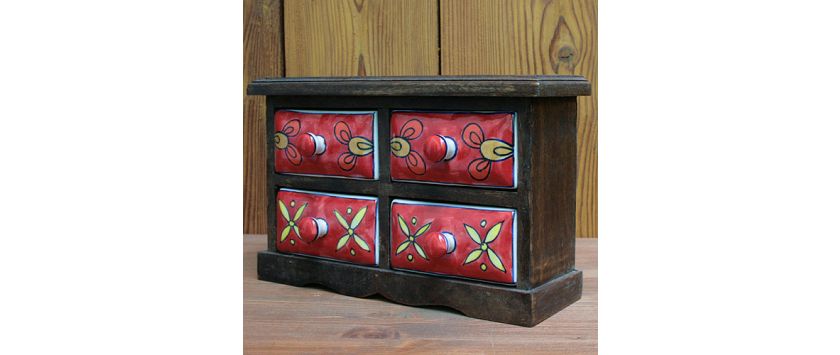Holzboxen • Keramik • handbemalt