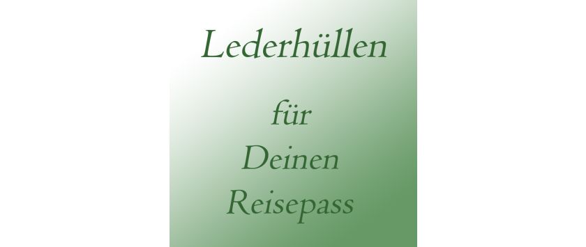 Reisepass • Hüllen