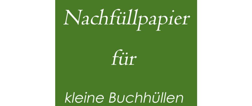 Das kleine • Nachfüllpapier