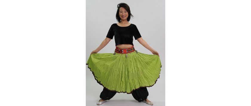 Spiegelgürtel mit Jhumka