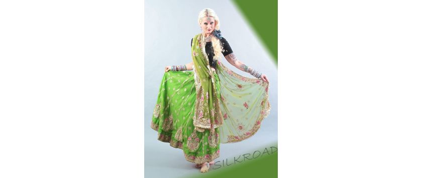 Lengha mit Dupatta