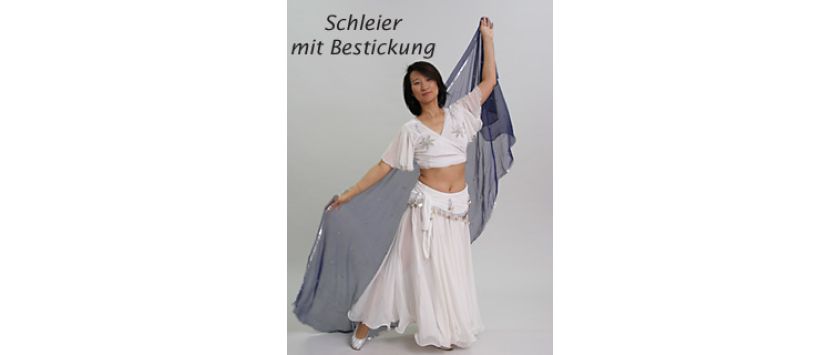 Bestickte • Bauchtanzschleier