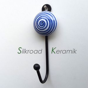 bitte DESIGN wählen: Blaue Spirale