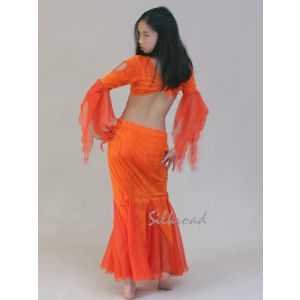 Farbe und Rocklänge: Orange 85 cm