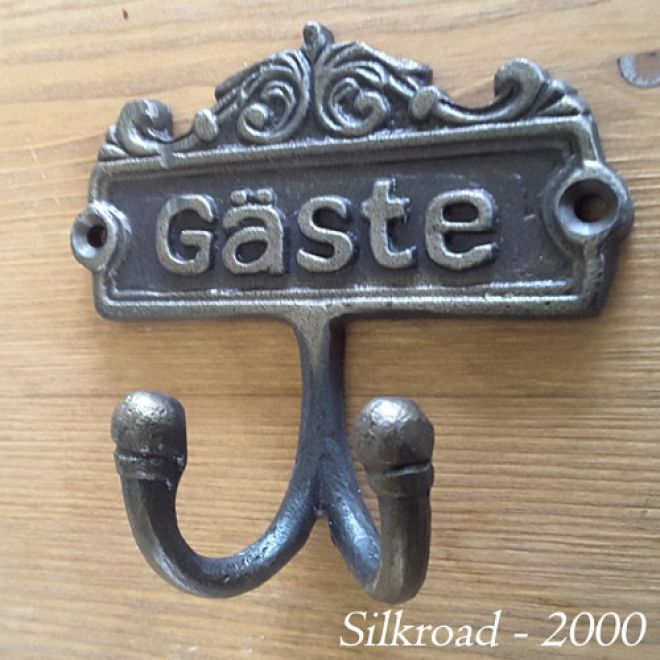 Eisenhaken • Gäste, Design : messing matt Style