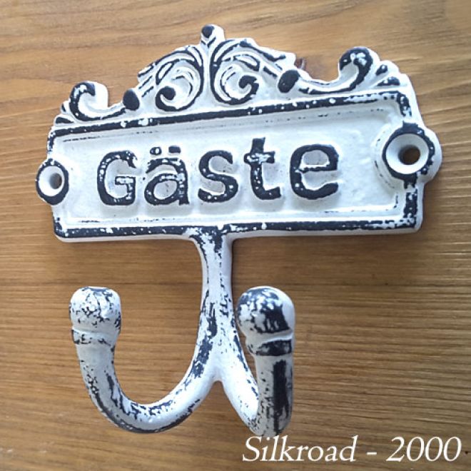 Eisenhaken • Gäste, Design : antique Weiss
