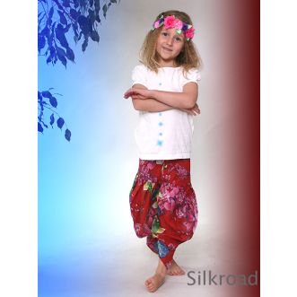 Kids Hose Patiala Rot