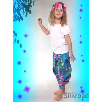 Kids Hose Patiala Blau