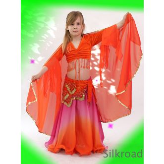 Kinder Kostüm • 14 Pink - Orange PLUS