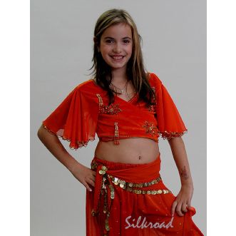 Kinder Oberteil • SILVI in Orange
