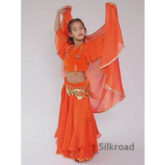 Kinder Schleier L • Orange