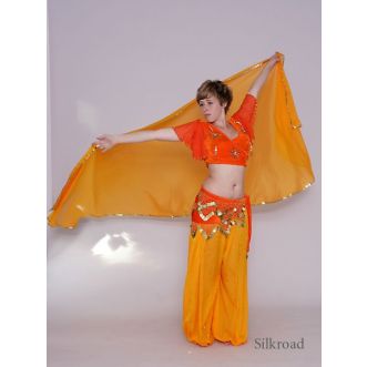 Schleier 1 - farbig Hellorange