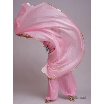 Schleier 1 - farbig mit Sternchen Rosa