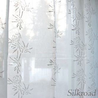 Vorhang Bamboo • weiss