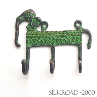 Messing • Hakenleiste • ELEFANT•3er