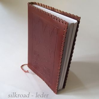 Lederbuchhülle • Hüttenbuch
