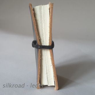 Lederbuch - Mini Schwarz