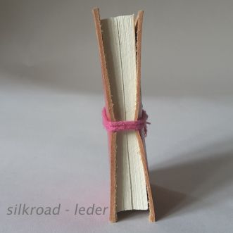 Lederbuch - Mini Pink