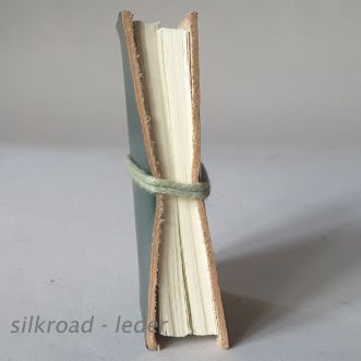 Lederbuch - Mini Grün