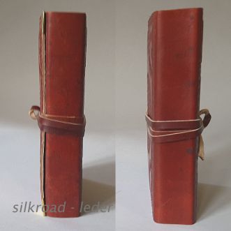 Lederbuch - GOLDECKCHEN • S