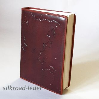 Lederbuch - WELTKARTE • SM