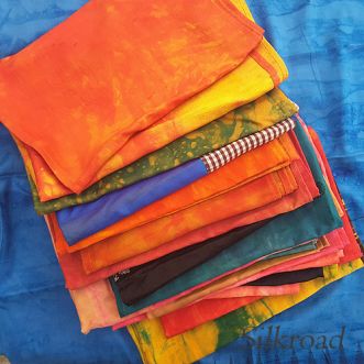 20 Sari • Tücher aus Seide