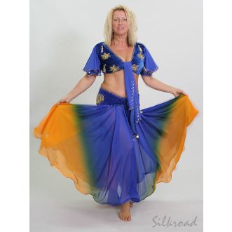 Rock Angebot Royalblau • Hellorange