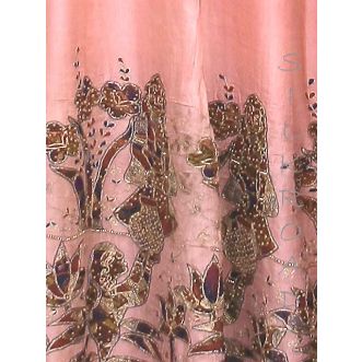 Seiden Sari mit Bestickung • SAHIRA