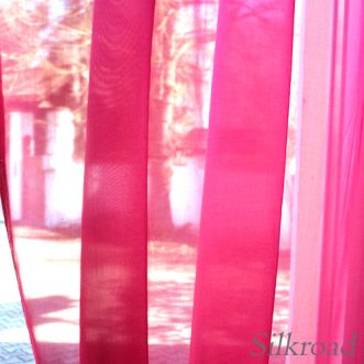 Schleiervorhang • pink • Uni