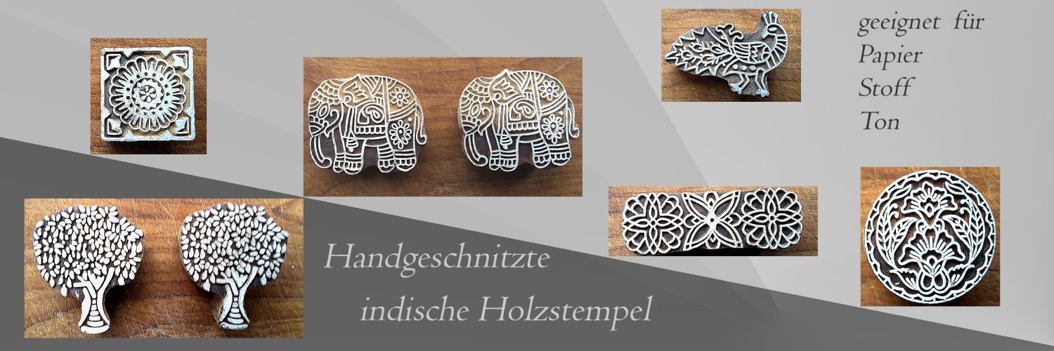 indische Holzstempel 1
