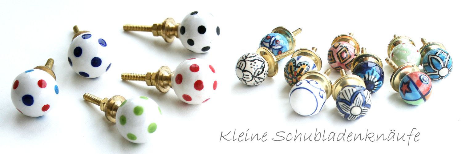 kleine, runde Keramikknäufe